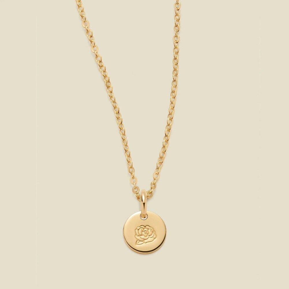 Made by Mary - September Firth Flower Necklace, Gift Box and Polish Cloth - NEW